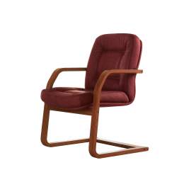 Кресло Косма В кожа дерево